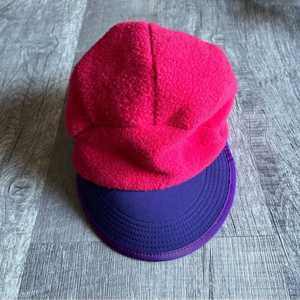Vintage Patagonia Synchilla Duckbill Fleece Cap Retro Colorblock Hat USA